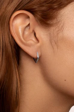 Singularu Pendiente Suelto Aro Point^Mujer Bisutería