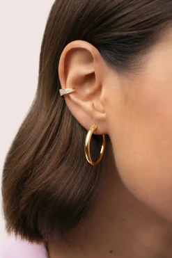 Singularu Pendiente Suelto Ear Cuff Scarlett Ba&ntilde;o Oro^Mujer Bisutería