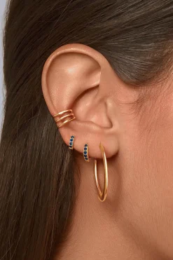 Singularu Pendientes Aro Cenit Oro^Mujer Bisutería