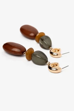 Vilanova Pendientes largos con cuentas^Mujer Bisutería