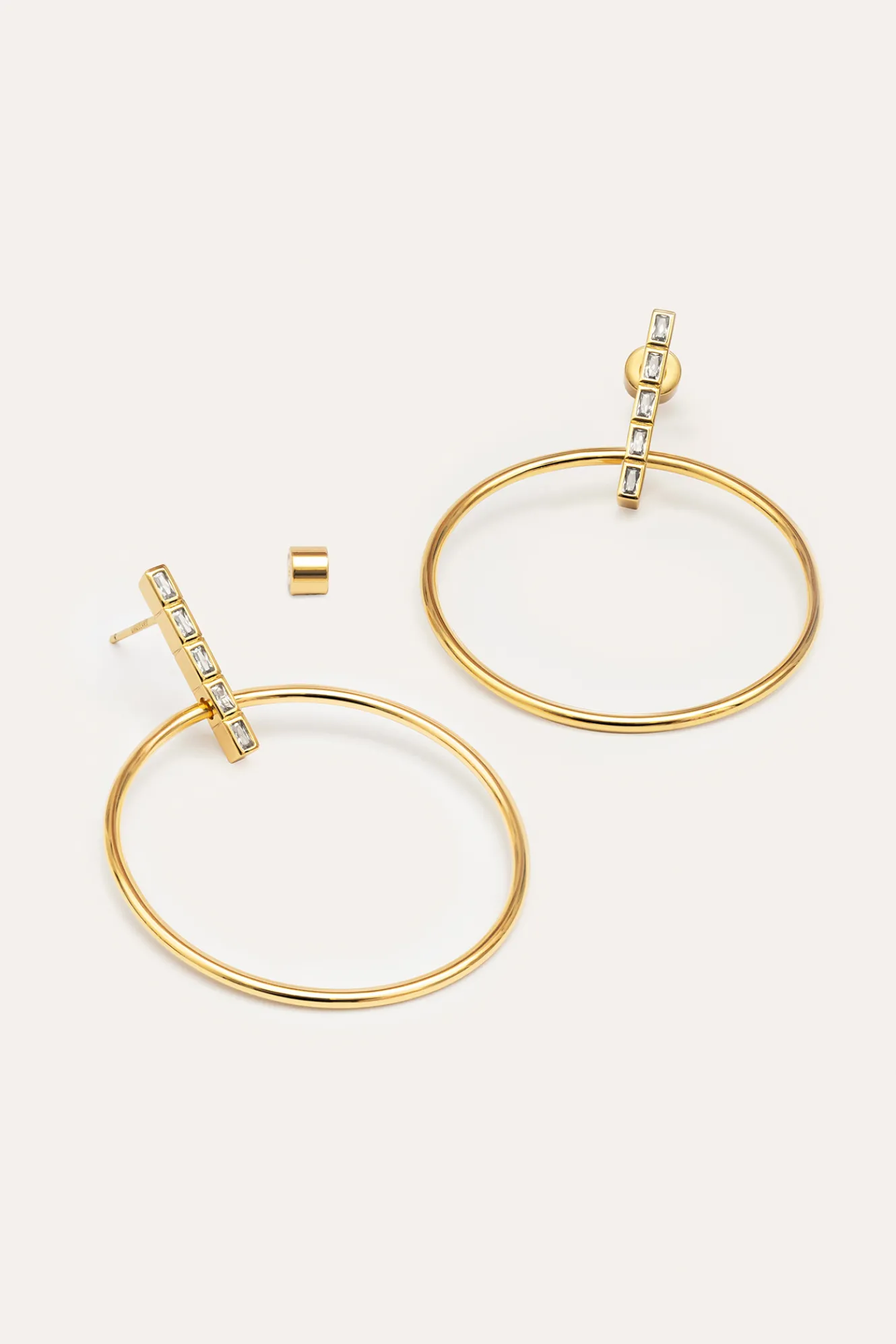 Singularu Pendientes Ophelia Baño Oro^Mujer Bisutería