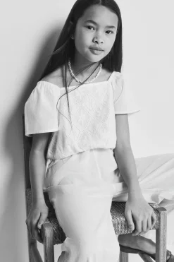 Springfield Kids Peto bordado suizo ni&ntilde;a^Niños Petos|Pantalones