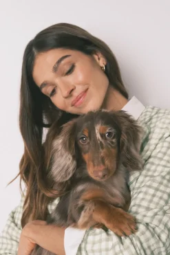 Women'secret Pijama camisero largo 100% algod&oacute;n estampado cuadros^Mujer Pijamas