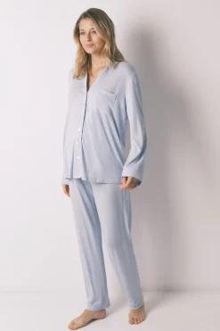 Women'secret Pijama camisero largo "maternity" super soft^Mujer Pijamas