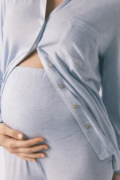 Women'secret Pijama camisero largo "maternity" super soft^Mujer Pijamas