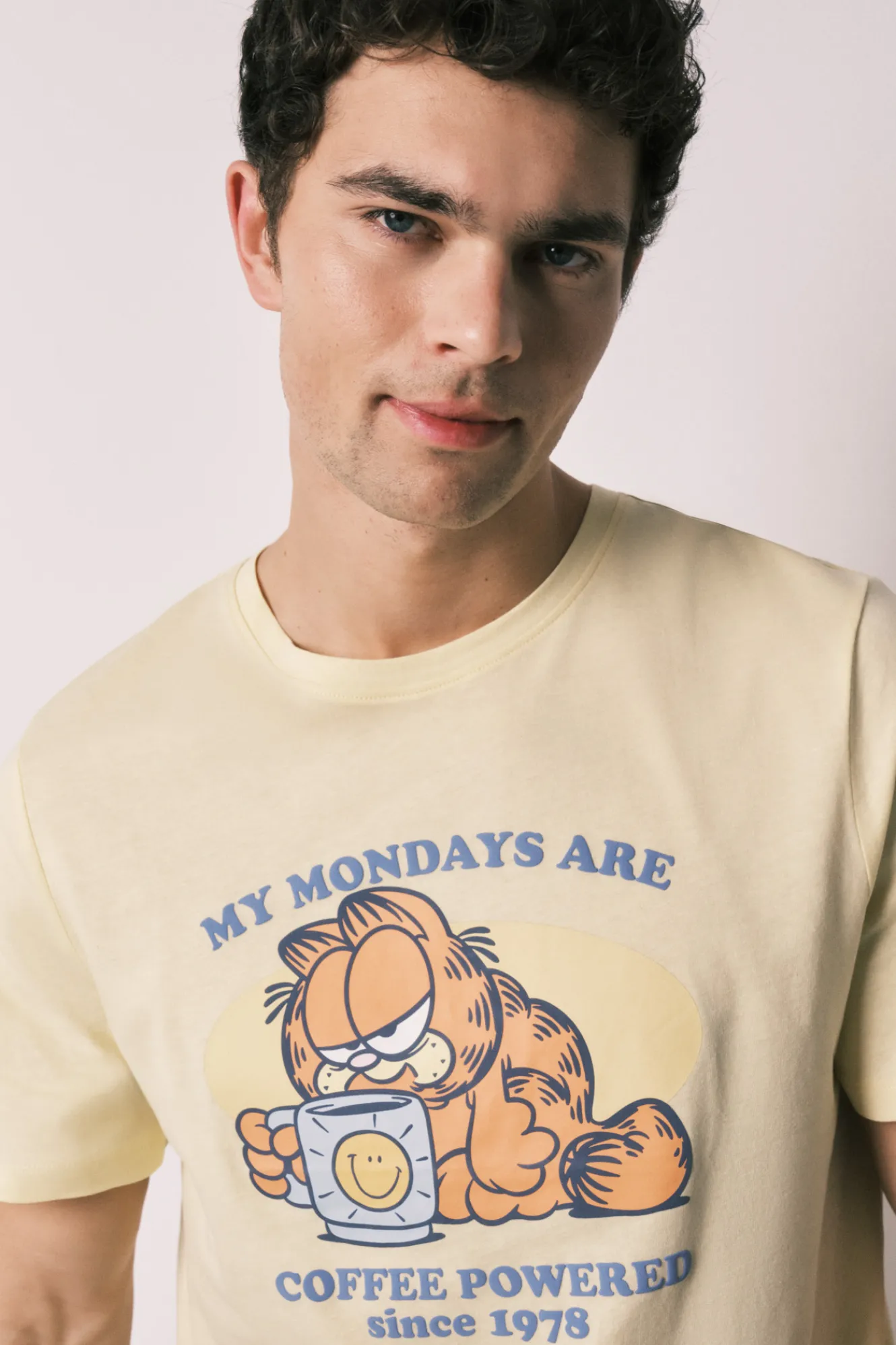 Women'secret Pijama corto hombre 100% algodón Garfield^Hombre Pijamas