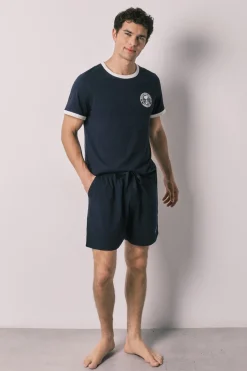 Women'secret Pijama corto hombre 100% algod&oacute;n Snoopy^Hombre Pijamas