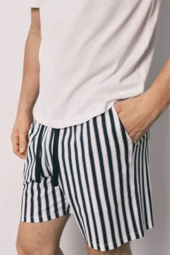 Women'secret Pijama corto hombre 100% algod&oacute;n rayas^Hombre Pijamas