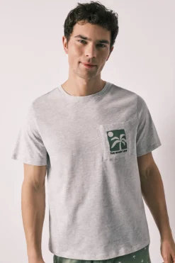 Women'secret Pijama corto hombre algod&oacute;n estampado palmeras^Hombre Pijamas