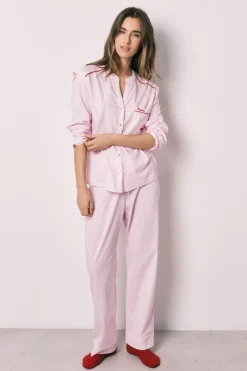 Women'secret Pijama largo algod&oacute;n cuello mao Minnie^Mujer Pijamas