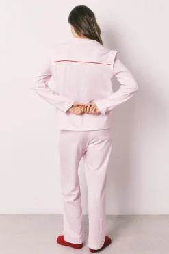 Women'secret Pijama largo algod&oacute;n cuello mao Minnie^Mujer Pijamas