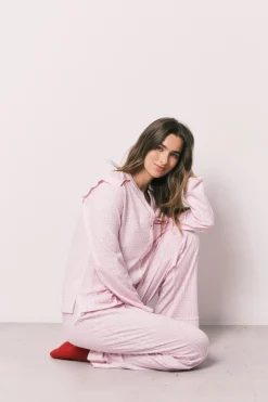 Women'secret Pijama largo algod&oacute;n cuello mao Minnie^Mujer Pijamas