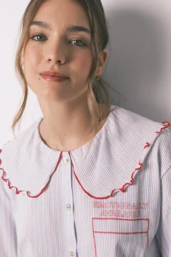 Women'secret Pijama largo algod&oacute;n cuello bobo^Mujer Pijamas