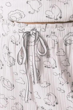 Women'secret Pijama largo canal&eacute; soft estampado Moomin^Mujer Pijamas