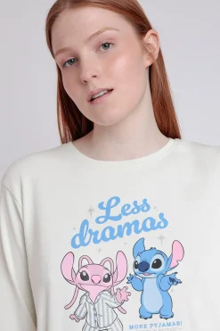 Admas Pijama largo Stitch para mujer^Mujer Pijamas