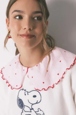 Women'secret Pijama largo polar Snoopy^Mujer Pijamas