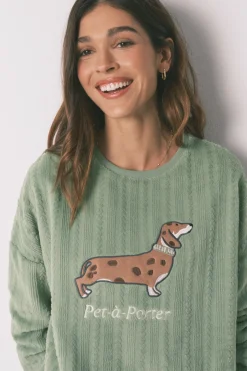 Women'secret Pijama largo polar^Mujer Pijamas