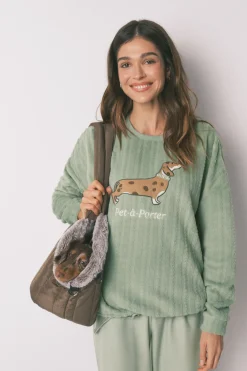 Women'secret Pijama largo polar^Mujer Pijamas