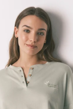 Women'secret Pijama largo super soft patchwork^Mujer Pijamas