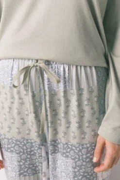 Women'secret Pijama largo super soft patchwork^Mujer Pijamas