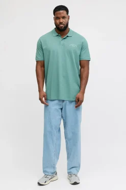 Jack & Jones PLUS Polo b&aacute;sico manga corta^Hombre Camisas