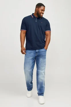 Jack & Jones PLUS Polo b&aacute;sico manga corta^Hombre Polos
