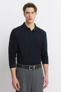 Springfield Polo básico manga larga regular fit^Hombre Polos