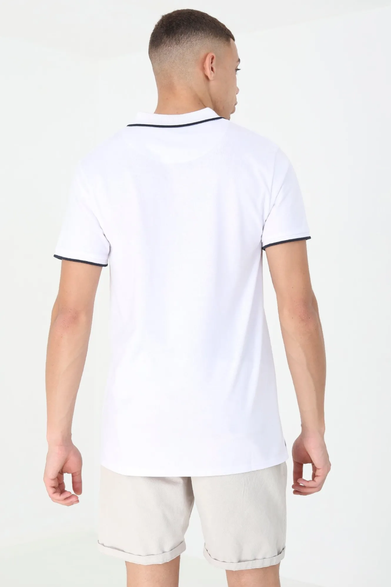 Brave Soul Polo con color en contraste^Hombre Polos