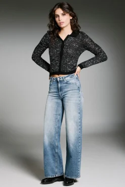 Only Polo de lentejuelas^Mujer Camisas Y Blusas