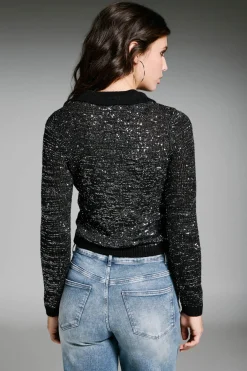 Only Polo de lentejuelas^Mujer Camisas Y Blusas