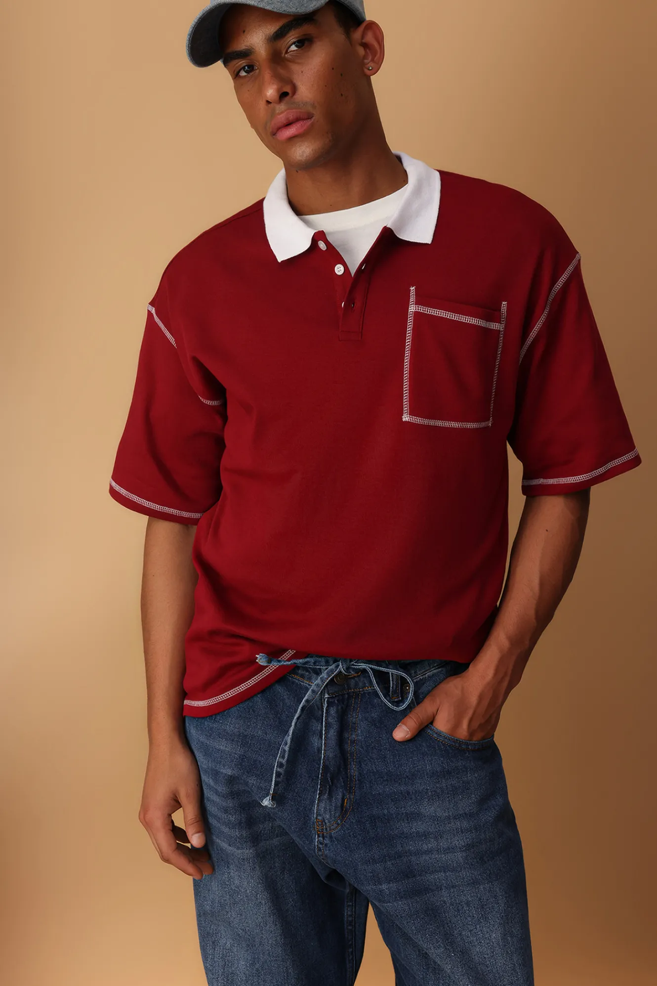 Trendyol Polo de manga corta con bolsillo^Hombre Polos