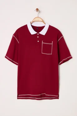 Trendyol Polo de manga corta con bolsillo^Hombre Polos