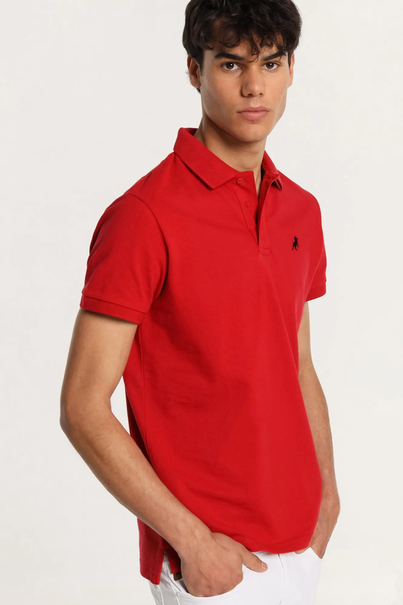 Lois Polo de manga corta logo bordado^Hombre Polos