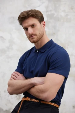 Trendyol Polo de manga corta y cremallera^Hombre Polos