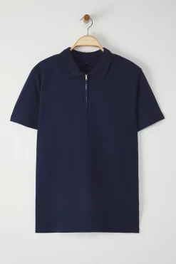 Trendyol Polo de manga corta y cremallera^Hombre Polos