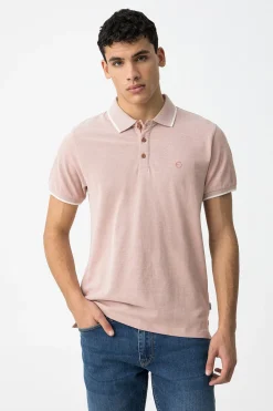 Tiffosi Polo de piqu&eacute; detalle en relieve^Hombre Polos