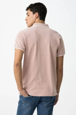 Tiffosi Polo de piqu&eacute; detalle en relieve^Hombre Polos