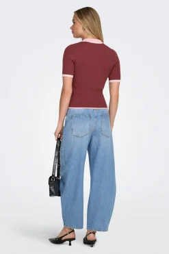 Only Polo de punto canal&eacute;^Mujer Polos