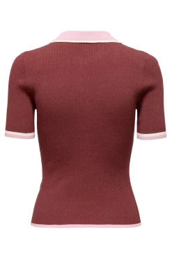 Only Polo de punto canal&eacute;^Mujer Polos