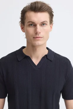 Blend Polo de punto con cuello pico^Hombre Polos