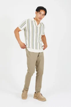 Brave Soul Polo de punto con manga corta^Hombre Polos