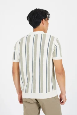 Brave Soul Polo de punto con manga corta^Hombre Polos