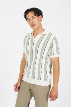 Brave Soul Polo de punto con manga corta^Hombre Polos