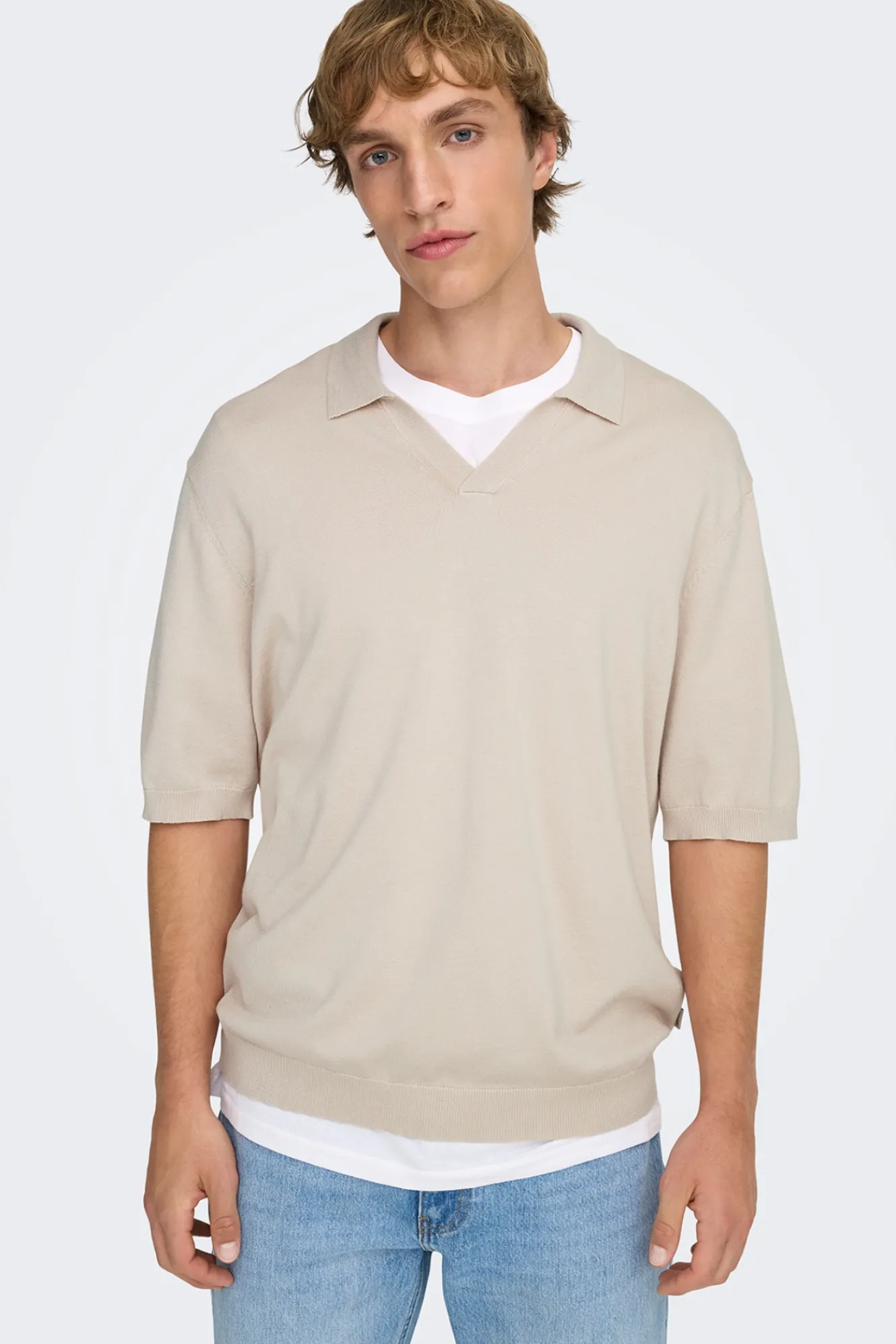 Only & Sons Polo de punto manga corta^Hombre Polos