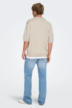 Only & Sons Polo de punto manga corta^Hombre Polos