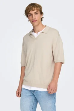 Only & Sons Polo de punto manga corta^Hombre Polos
