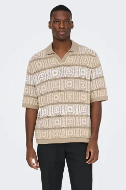 Only & Sons Polo de punto manga corta^Hombre Polos