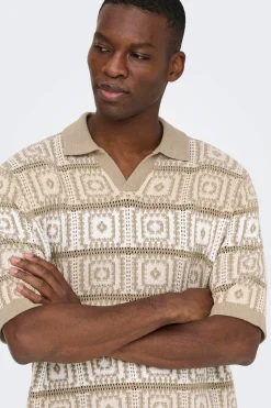 Only & Sons Polo de punto manga corta^Hombre Polos
