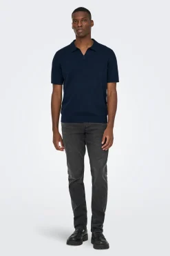 Only & Sons Polo de punto manga corta^Hombre Polos