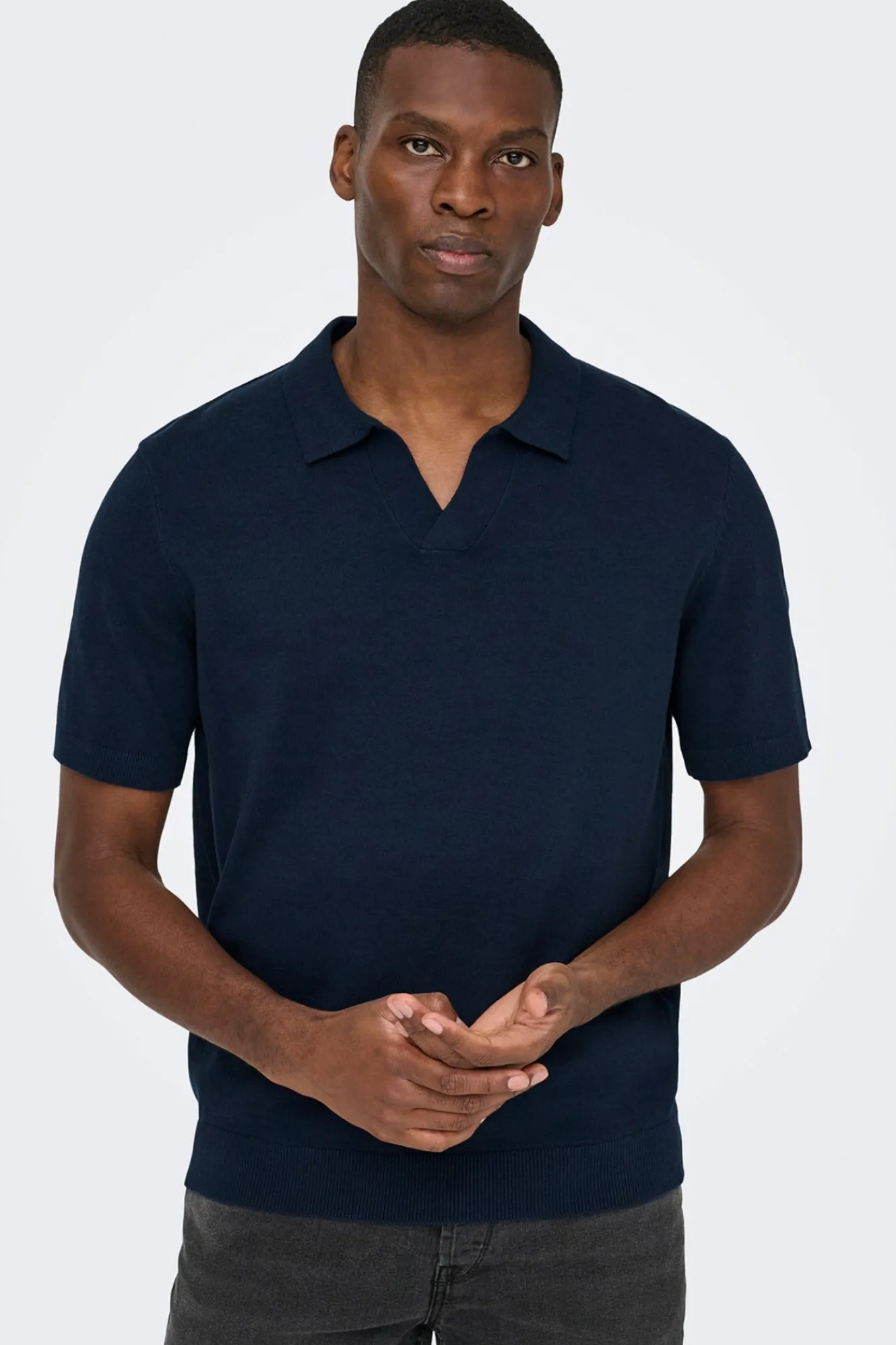 Only & Sons Polo de punto manga corta^Hombre Polos